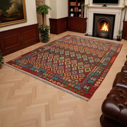 Koberec Kelim Chobi 245x340 Ručně tkaný kusový koberec Kilim