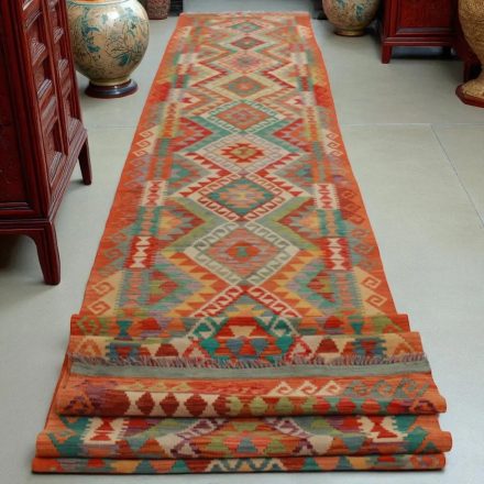Běhoun Kilim Chobi 105x686 extra dlouhý kilim ručně tkaný