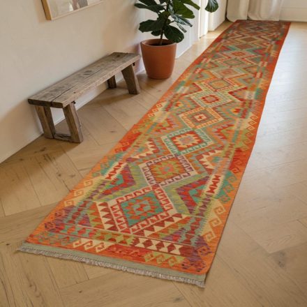Běhoun Kelim Chobi 105x686 extra dlouhý kilim ručně tkaný