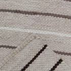 Hadrový koberec 152x81 pruhovaný bavlněný hadrový koberec