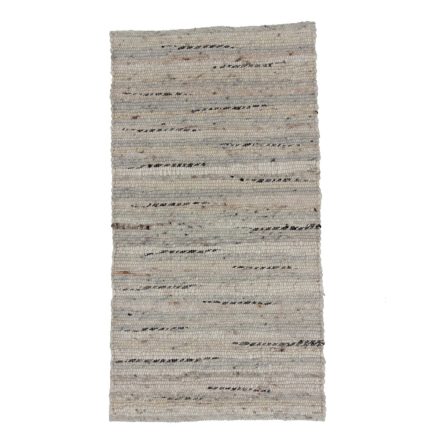 Hustý koberec z vlny Rustic 68x129 tkaný vlněný koberec do obývacího pokoje nebo ložnice