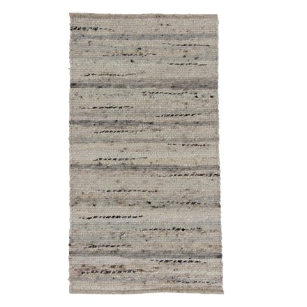 Hustý koberec z vlny Rustic 68x127 tkaný vlněný koberec do obývacího pokoje nebo ložnice