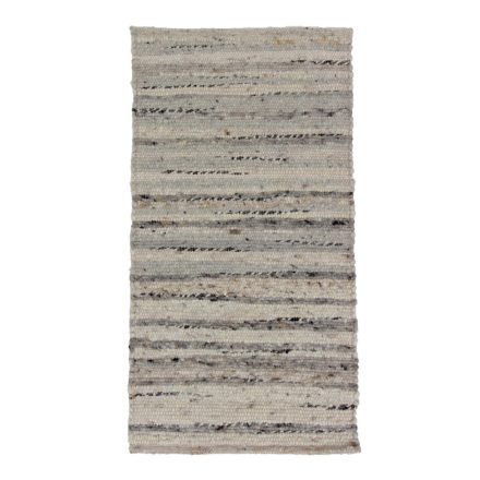 Hustý koberec z vlny Rustic 61x116 tkaný vlněný koberec do obývacího pokoje nebo ložnice