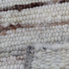 Hustý koberec z vlny Rustic 69x130 tkaný vlněný koberec do obývacího pokoje nebo ložnice