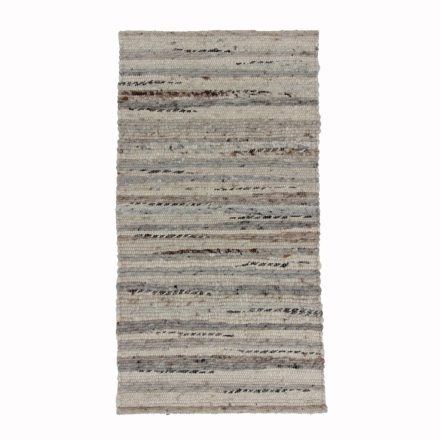 Moderní vlněný koberec Rustic 90x175 pruhovaný koberec