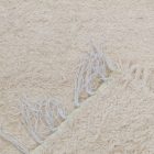 Měkký koberec 76x133 béžový bavlněný koberec