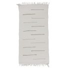 Hadrový koberec 79x134 béžový bavlněný hadrový koberec