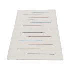 Hadrový koberec 77x125 béžový bavlněný hadrový koberec