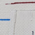 Hadrový koberec 77x125 béžový bavlněný hadrový koberec