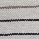 Hadrový koberec 76x140 šedý bavlněný hadrový koberec