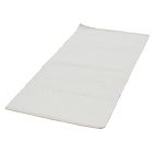 Hadrový koberec 130x68 béžový bavlněný hadrový koberec