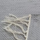 Hadrový koberec 72x136 šedý bavlněný koberec