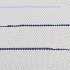 Hadrový koberec 68x129 bílý bavlněný hadrový koberec