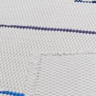 Hadrový koberec 68x129 bílý bavlněný hadrový koberec