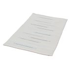 Hadrový koberec 129x69 bílý bavlněný hadrový koberec