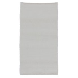 Hadrový koberec 133x70 bílý bavlněný hadrový koberec