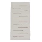 Hadrový koberec 70x138 bílý bavlněný hadrový koberec