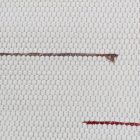 Hadrový koberec 70x138 bílý bavlněný hadrový koberec