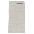 Hadrový koberec 71x139 béžový bavlněný hadrový koberec