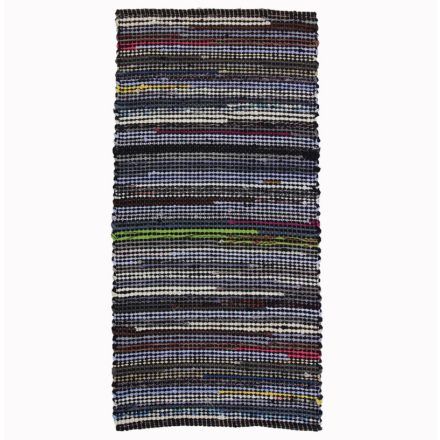 Hadrový koberec 58x118 barevný bavlněný hadrový koberec