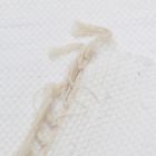 Hadrový koberec 135x71 bílý bavlněný hadrový koberec