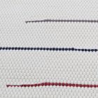 Hadrový koberec 69x127 bílý bavlněný hadrový koberec