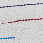 Hadrový koberec 69x127 bílý bavlněný hadrový koberec