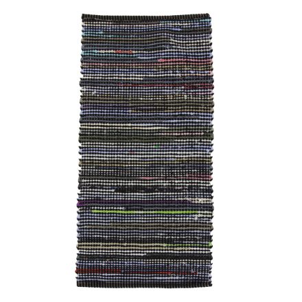 Hadrový koberec 63x123 barevný bavlněný hadrový koberec