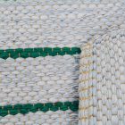 Hadrový koberec 78x149 modrý bavlněný hadrový koberec