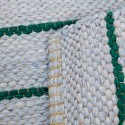 Hadrový koberec 80x149 modrý bavlněný hadrový koberec