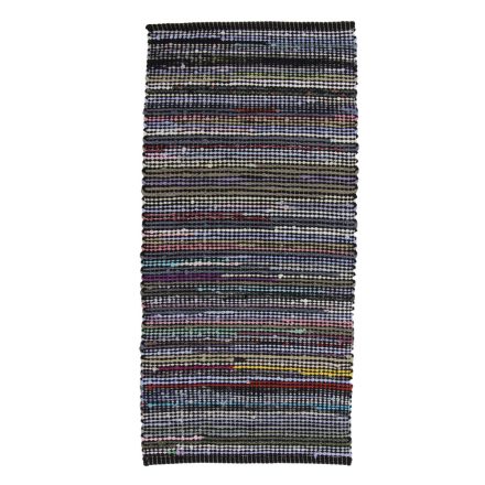 Hadrový koberec 60x125 barevný bavlněný hadrový koberec