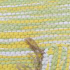 Hadrový koberec 76x126 barevný bavlněný hadrový koberec