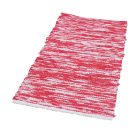 Hadrový koberec 70x143 červený bavlněný koberec