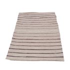 Hadrový koberec 82x151 hnědý bavlněný hadrový koberec