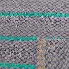 Hadrový koberec 73x145 modrý bavlněný hadrový koberec