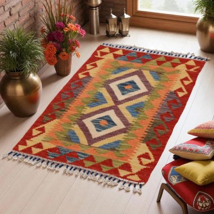 Koberec Kelim Chobi 93x51 ručně tkaný Afghánský Kelim z vlny