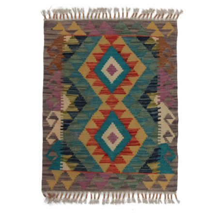 Koberec Kilim Chobi 79x62 ručně tkaný afghánský kilim z vlny