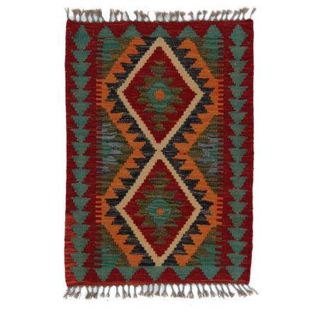 Koberec Kilim Chobi 83x60 ručně tkaný afghánský kilim z vlny