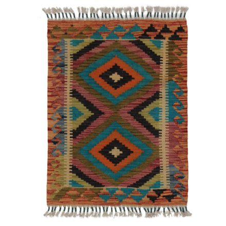 Koberec Kilim Chobi 62x81 ručně tkaný afghánský kilim z vlny