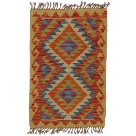   Koberec Kilim Chobi 62x94 ručně tkaný afghánský kilim z vlny
