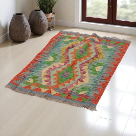 Koberec Kelim Chobi 67x89 ručně tkaný Afghánský Kelim z vlny