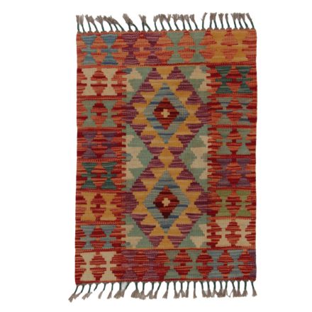 Koberec Kilim Chobi 81x59 ručně tkaný afghánský kilim z vlny