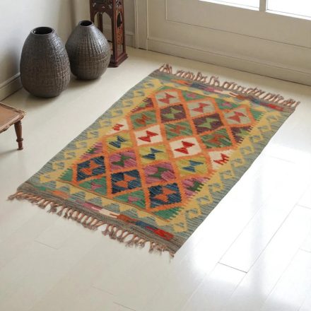 Koberec Kelim Chobi 65x98 ručně tkaný Afghánský Kelim z vlny