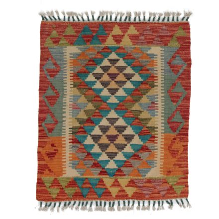 Koberec Kilim Chobi 74x64 ručně tkaný afghánský kilim z vlny