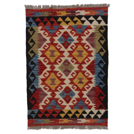 Koberec Kilim Chobi 84x60 ručně tkaný afghánský kilim z vlny