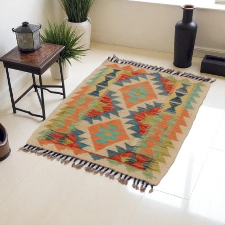 Koberec Kelim Chobi 64x90 ručně tkaný Afghánský Kelim z vlny