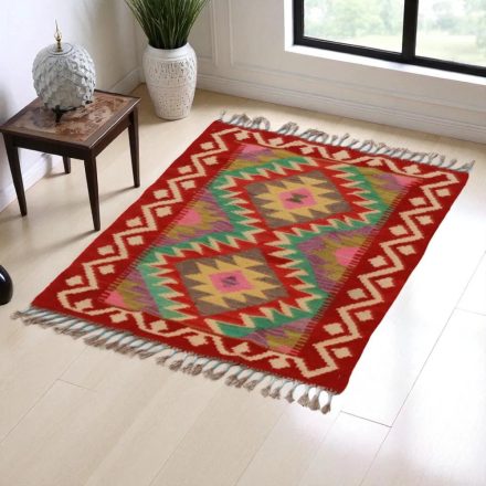 Koberec Kelim Chobi 85x60 ručně tkaný Afghánský Kelim z vlny