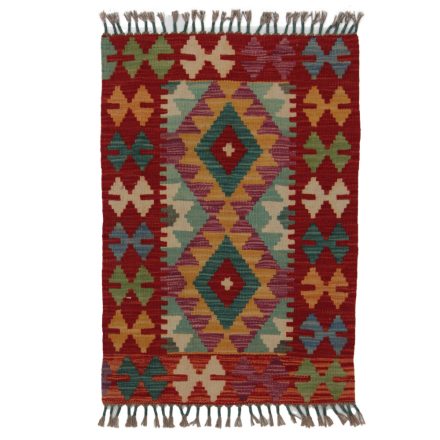 Koberec Kilim Chobi 85x59 ručně tkaný afghánský kilim z vlny