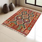 Afghánský Kelimový koberec Chobi 135x83 plochý tkaný koberec