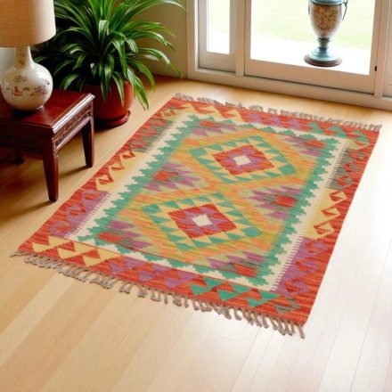 Ručně tkaný koberec Kelim Chobi 121x84 etnický kilim